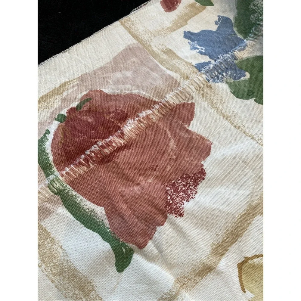 VTG 1995 5th Avenue Design‎ FABRIC Floral 1.8 Yds X 52